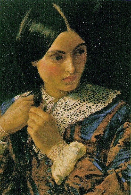 John Everett Millais (English Pre-Raphaelite painter, 1829-1896) A Beauty (2).jpg