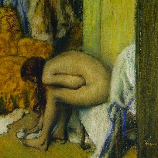 peinture-edgar-degas-apres-le-bain-femme-epongeant-son-pied-tableaux-jean-jacques-rio-galerie-art-deco-auray-attention-a-la-peinture.JPG