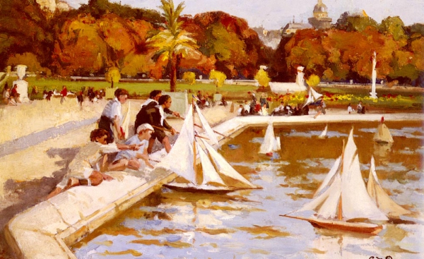 Dupuy_Paul_Michel_Children_Sailing_Their_Boats_In_The_Luxembourg_Gardens,_Paris.jpg
